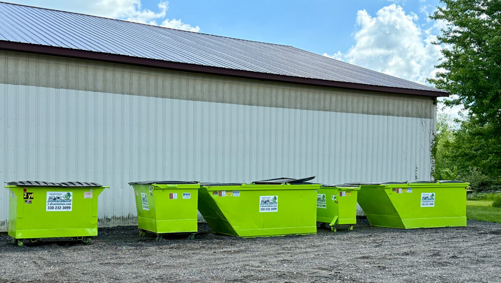 3D Sanitation of North Canton, Ohio Dumpster Rentals